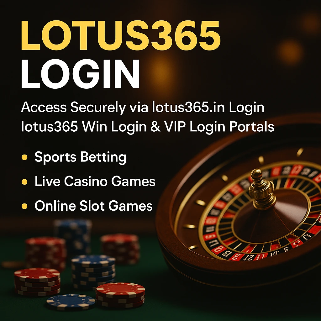 Access securely on Lotus365 Win and Lotus365 VIP platforms.