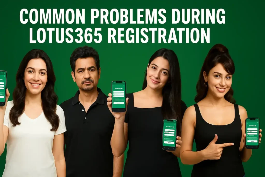 what are common problems on Lotus365, and how you can solved them quickly