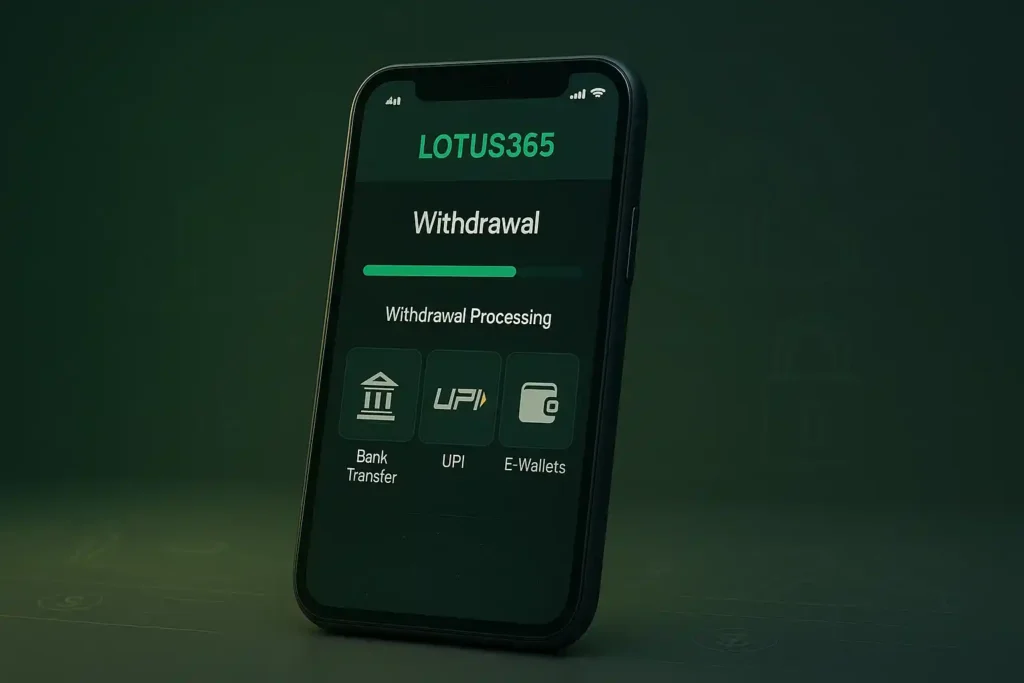 lotus365 withdrawal