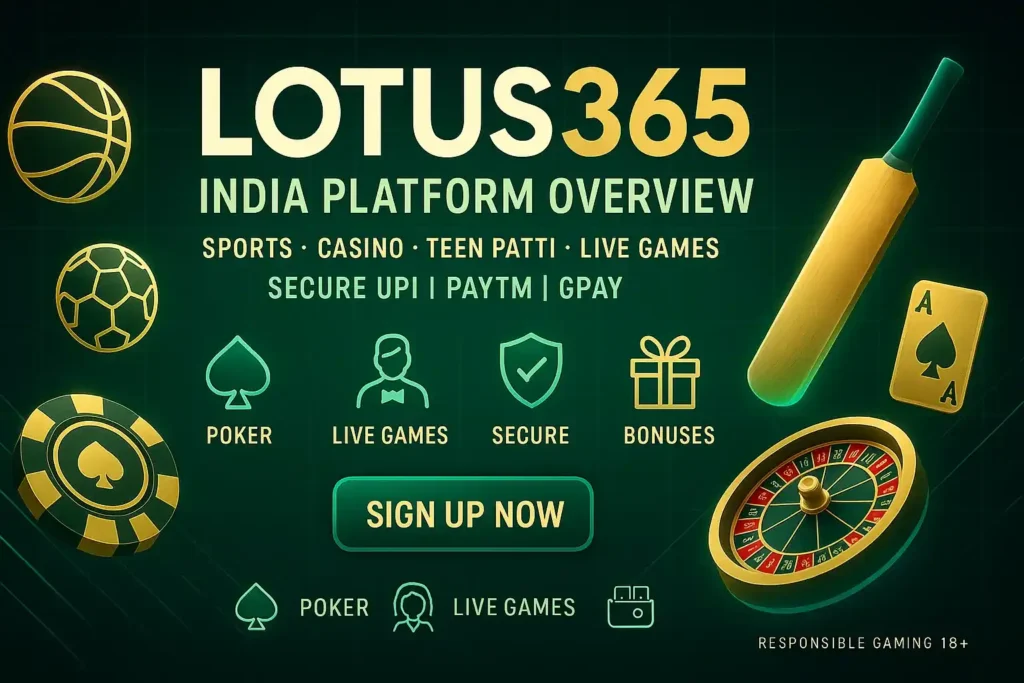 Lotus365 - Complete Guide to India’s Most Trusted Online Gaming Platform