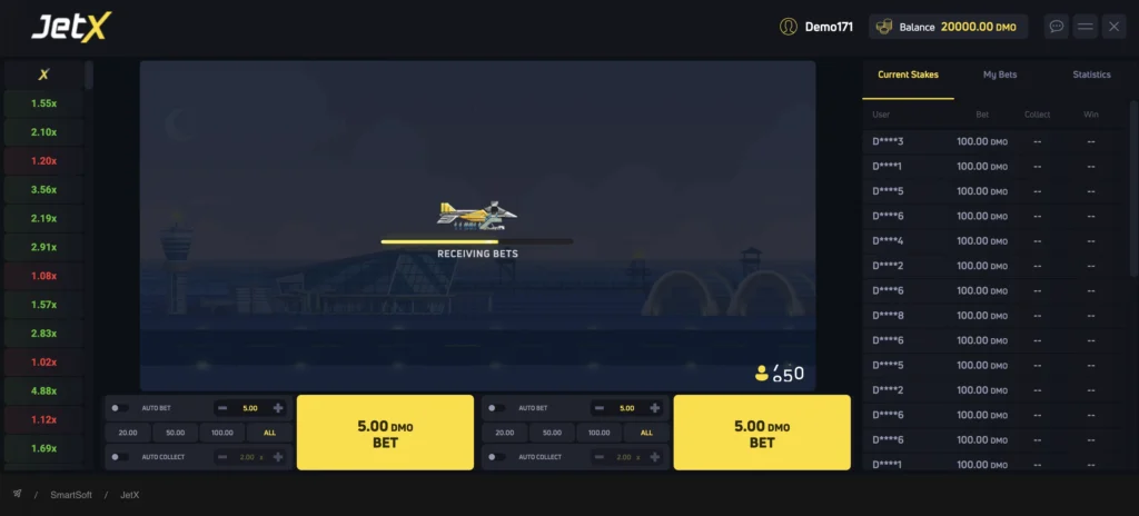 SmartSoft Gaming made JetX