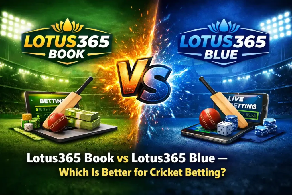 Lotus365 Book vs Blue
